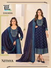 Nithya By Blue Hills Rayon Anarkali Gown With Dupatta Wholesale Market In Surat